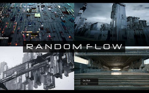 Random Flow - blender随机硬表面建模插件