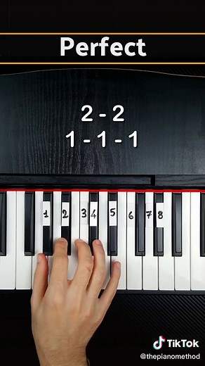 🎹 Perfect by Ed Sheeran 🎶 #pianoeasy #pianotutorial #pianocover #perfect #edsheeran