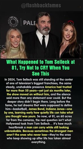 What Happened to Tom Selleck at 81, Try Not to CRY When You See This #shorts