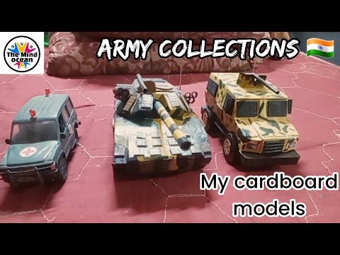 #armylover 🇮🇳 my army collection model cardboard craft