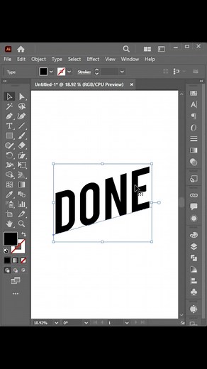 Shear tool in adobe Illustrator Follow for more Shear tool, shear tool in illustrator, illustrator tutorials, illustrator tips and tricks, Illustrator for beginners, learn creative #shear #tool #sheartool #illustrator #learncreative