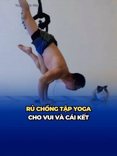 1.1M views · 10K reactions | Rủ chồng tập yoga cho vui, ai ngờ chồng thành huấn luyện viên còn vợ thành… học viên dự bị. #tintuc #news #funnyvideos #VietnamRoadToMissCosmo #UniCorp #UniMedia #UniNetwork | Vietnam Road To Miss Cosmo | Facebook