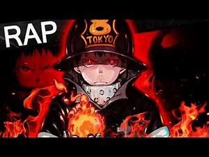 Rap do Shinra (Fire Force) O Inferno Sorriu pra Mim | Gabriza