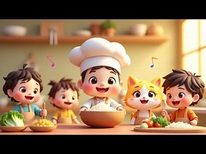 "Rice, Rice, So Nice! – A Fun Kids’ Song| Cooking & Eating Rice| Nursery Rhymes Zezo Toons