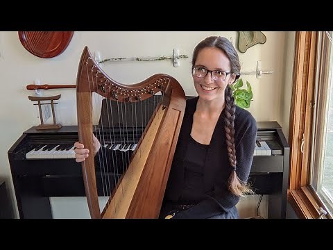 Eve Harp from Stoney End Unboxing and Review | 22 String Lap Harp