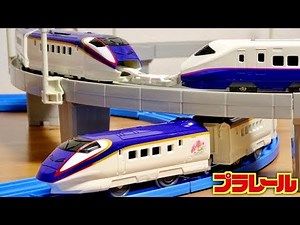 The long-awaited single release☆Coupled running is cool! Plarail E3 Series Shinkansen Tsubasa 200...