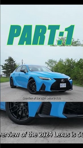 2024 Lexus IS 500 Review | High-Performance V8 Luxury Sedan!