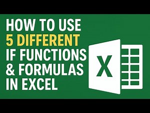 How to Use IF Formulas in Excel #excel #dataanalysis #excelvideos #IF #exceltutorial