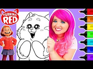 Coloring Turning Red Panda Mei Mei 🐻‍❄️