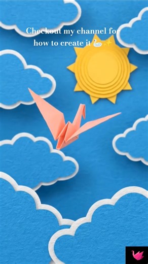 Easy Paper Swan Tutorial 🦢✨ #origami #diy #craft #viral #trending #shorts #youtubeshorts #handmade