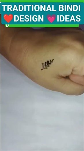 traditional bindi design #trending #garbabindi