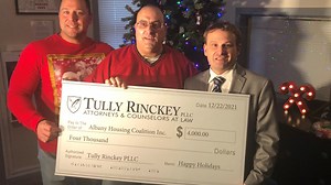 Albany law firm raises money for homeless veterans
