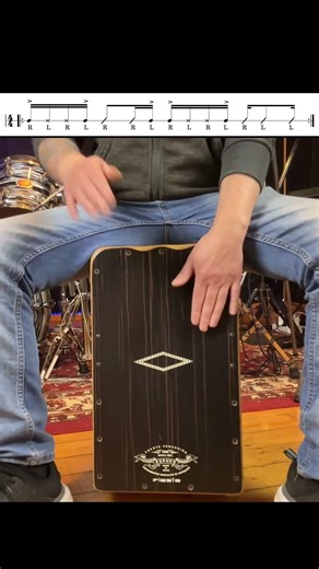 Cajon Samba Groove lernen einfach für Anfänger!🔥