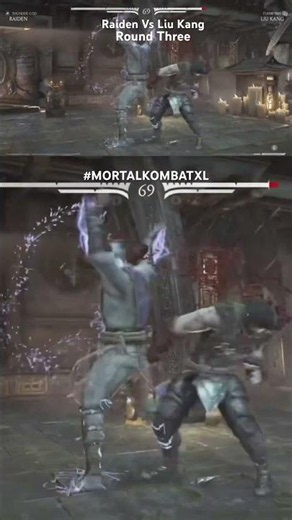 #mortalkombatxi. Raiden Vs Liu Kang Round Three