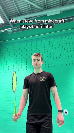Steve from Minecraft Plays Badminton: A Fun Twist