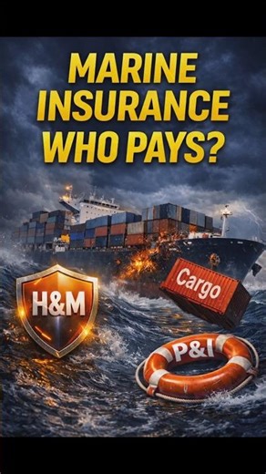 Maritime Insurance l Hull vs Cargo vs P&I Explained Fast #meoclass1 #marineinsurance