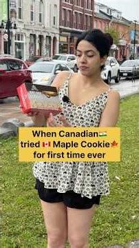 🇨🇦 Indian Girl Reacts to a Classic Canadian Maple CookieTrying Farm Boy Maple Cookie