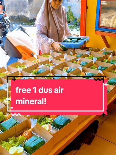 Nasi Uduk & Nasi Box Promo: Free Mineral Water
