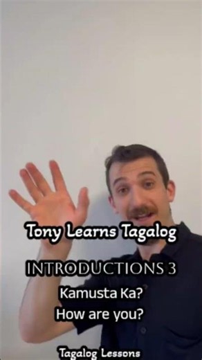 Introductions 3, How are you? #tagalog #Philippines #languagelearning #language