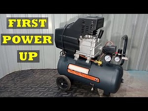 New air compressor first starting procedure