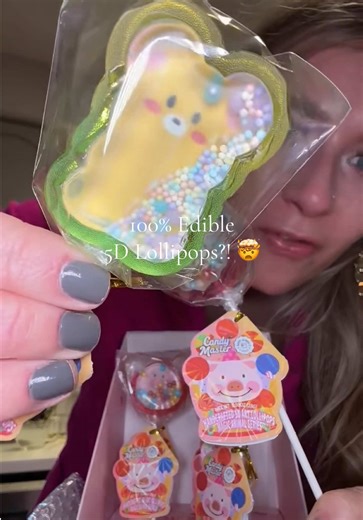 You’ve never seen a lollipop like this! So cute, fun & delicious! #handcraftedlollipops #lollipops #candyreview #tiktokshopcreatorpicks #tiktokshopjumpstartersale