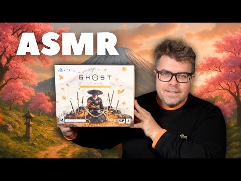 *ASMR* 🔥 A VERY Relaxing Ghost of Yōtei Collector's Edition Unboxing ⚔️ 🐺