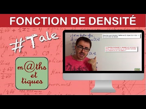 Demonstrate that a function is a probability density - Terminale