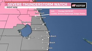 51K views · 26 reactions | A Severe Thunderstorm Watch has been issued for our area until 9pm. More at cbs12.com/weather | CBS 12 News | Facebook