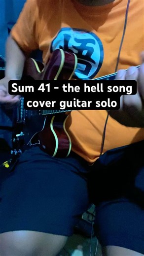 Sum 41 - The hell song cover guitar solo #guitar #guitarcover #punkrock