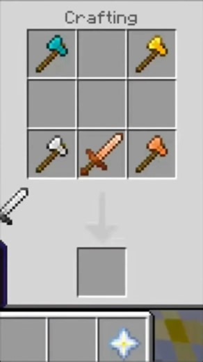 Minecraft mysterious sword 🗡️🤯 #shorts