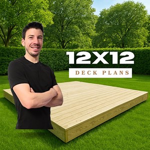 Deck Plans 12x12 - Etsy