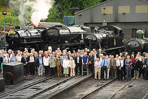Watch: Severn Valley Railway founder members gather to mark 50th anniversary