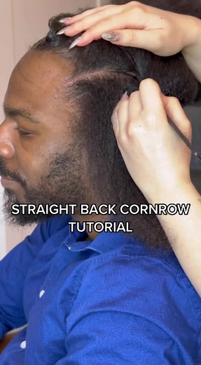 Straight Back Cornrow Tutorial: Easy Steps for Men