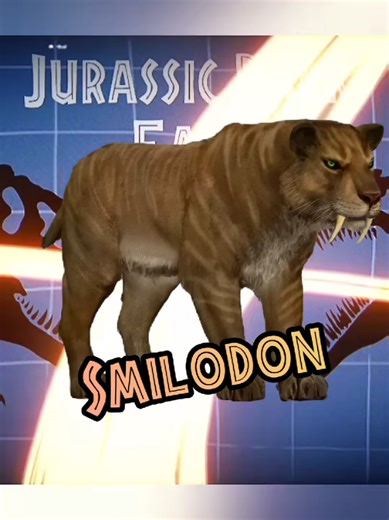 HABLEMOS del SMILODON en la franquicia de Jurassic Park #jurassicworldcampcretaceous #smilodon #Jurassicparkfans #humor #campamentocretacico
