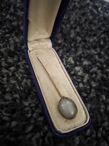 Vintage Victorian Stick Pin With Velvet Case - Etsy