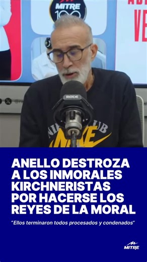 🔥 ANELLO DESTROZA A LOS INMORALES KIRCHNERISTAS POR HACERSE LOS REYES DE LA MORAL: “Ellos terminaron todos presos” | anellogaby