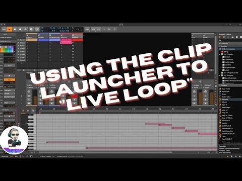 "Live looping" in Bitwig using the Clip Launcher