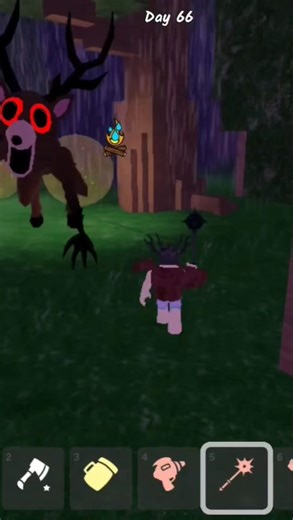 Roblox Run Run Run...Deer 99 Nights 🔥🔥 #roblox #99nightintheforest #gaming