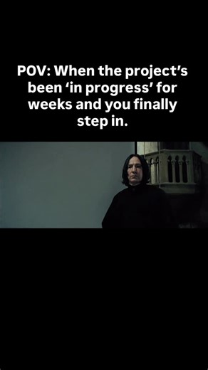 Sapphire Accounting on Instagram: "When “in progress” really means “waiting for you to finish it.” 🪄✨ #workmemes #officememes #corporatelife #overworkedandunderpaid #relatableworkmemes #sapphireaccounting"