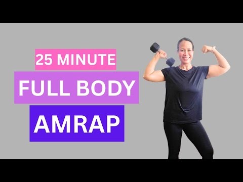 25 MIN Full Body AMRAP I Strength & Cardio Workout