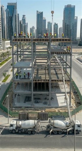 Building a Luxury Mirror Glass Tower in Dubai | Cinematic Construction Journey