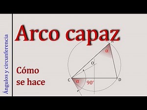 Cómo se dibuja el arco capaz