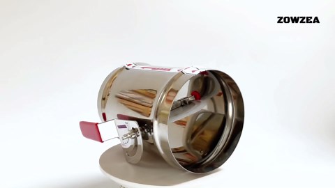 6" HVAC Duct Manual Volume Backdraft Damper, Stainless Steel Adjustment Handle, Airflow Control Valve for HVAC Ventilation System