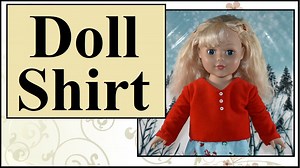 Sew an 18-inch doll’s shirt with FREE patterns from ChellyWood.com #dolls #sewing #AGdolls - Free Doll Clothes Patterns