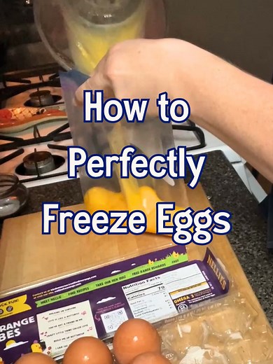 👩‍🏫 How to Perfectly Freeze Eggs! 🍳 Freezing eggs is a simple way to cut down on food waste and ensure you always have eggs on hand for busy mornings or baking days. But it’s not just as easy as tossing the whole carton into the freezer! Here’s a few tips for getting it right: 1️⃣ Crack & Scramble: Crack your eggs into a bowl, scramble them, and pour the mixture into a resealable bag or airtight container. Lay the bag flat on a baking sheet to freeze—this makes it easier to store! 2️⃣ Label &