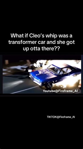 Cleo gets away! #aicomedy #customai #setitoff #queenlatifah #Fireframe_AI