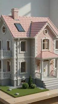 🎀 I Built A Luxury Pink Barbie Mansion With Mini Tools!🏡💖