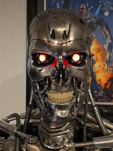 Life-Size Endoskeleton from Terminator 2