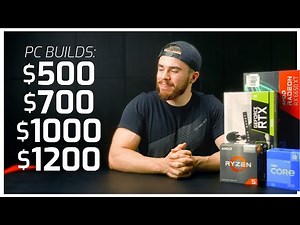 The Best $500, $700, $1000, and $1200 Gaming PCs - Builds of the Month