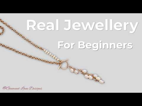 Make This Copper & Pearl Necklace (Beginner Wire Tutorial)